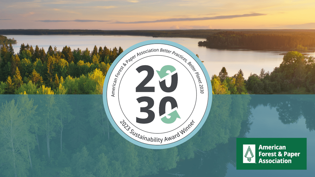 GreenGasUSA-Sonoco RNG project receives 2023 American Forest & Paper Association “Leadership in Sustainability Award: Greenhouse Gas Reduction.”